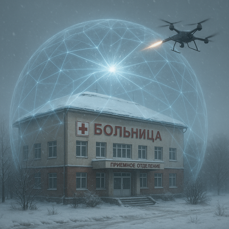 Защита медицинских учреждений (больниц) от беспилотников/БПЛА в Анапы